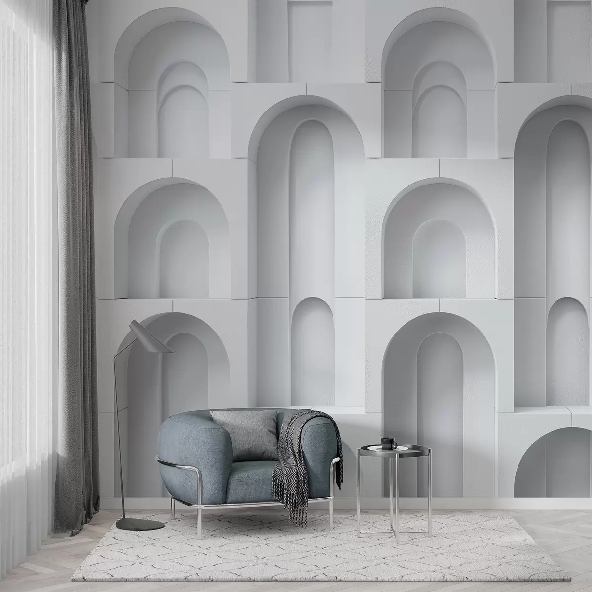 fototapet arcuri volumetrice w04282