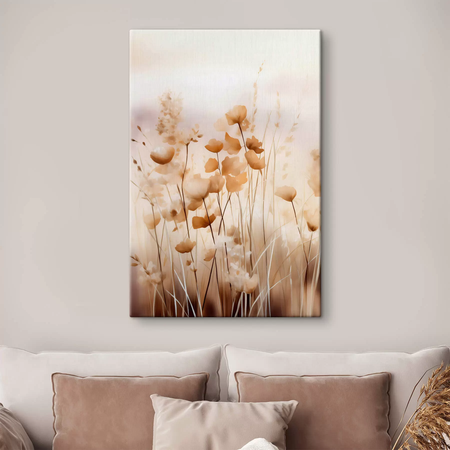 fototapet Flori sălbatice abstracte s44413