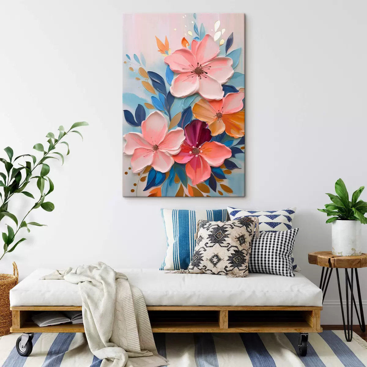 Tablouri Abstract flori colorate s45064