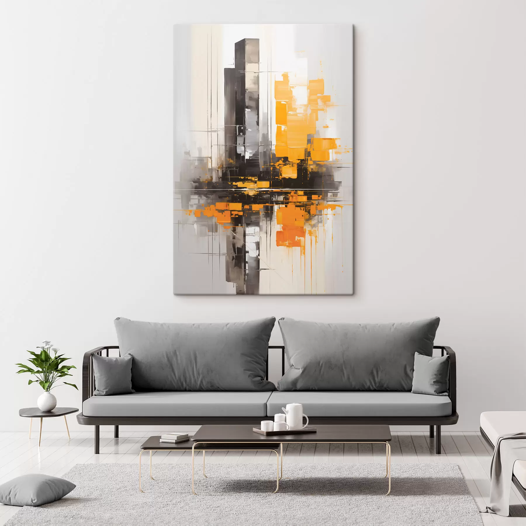 Tablouri Abstracție cu zgârie-nori s45162