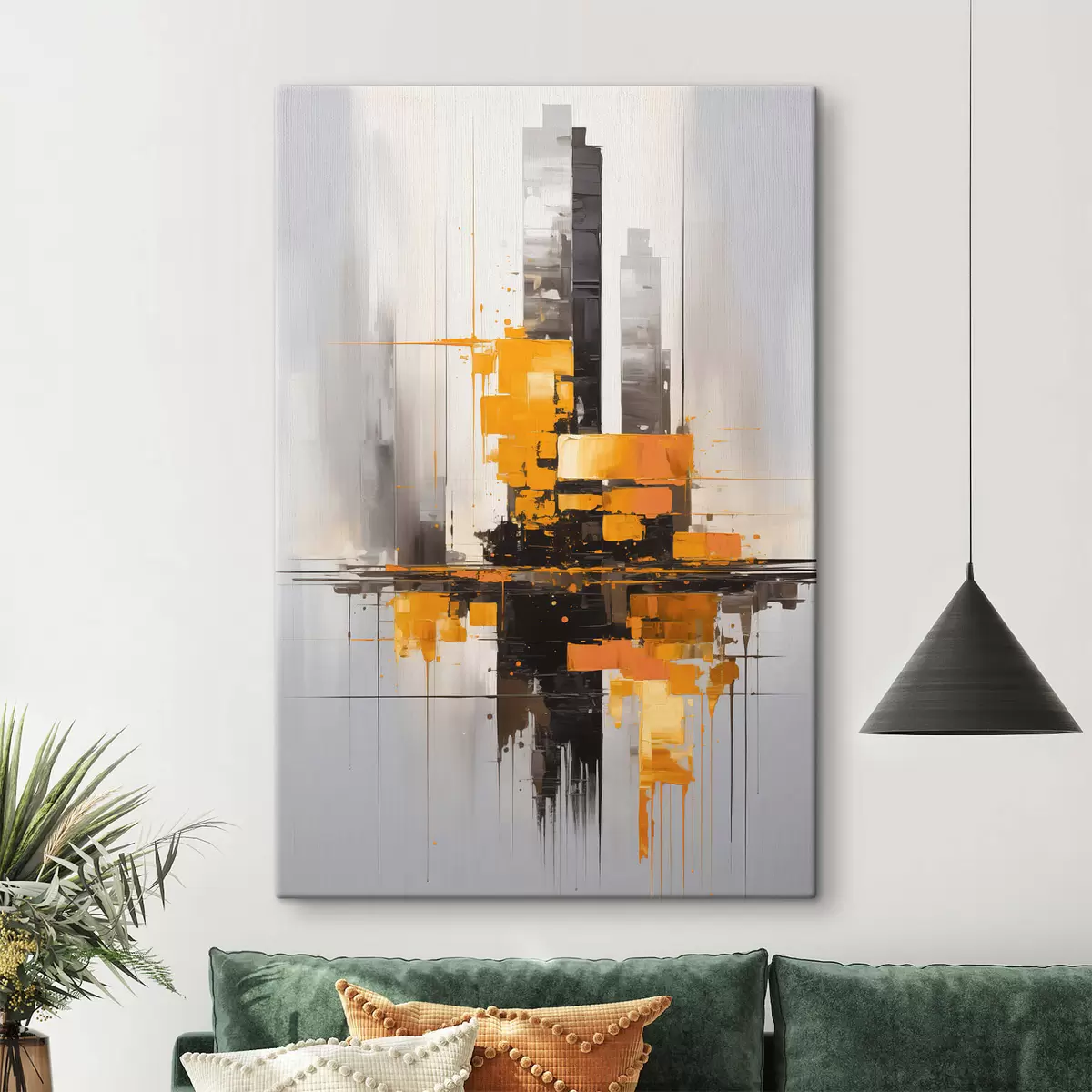 Tablouri Abstracție cu zgârie-nori s45163