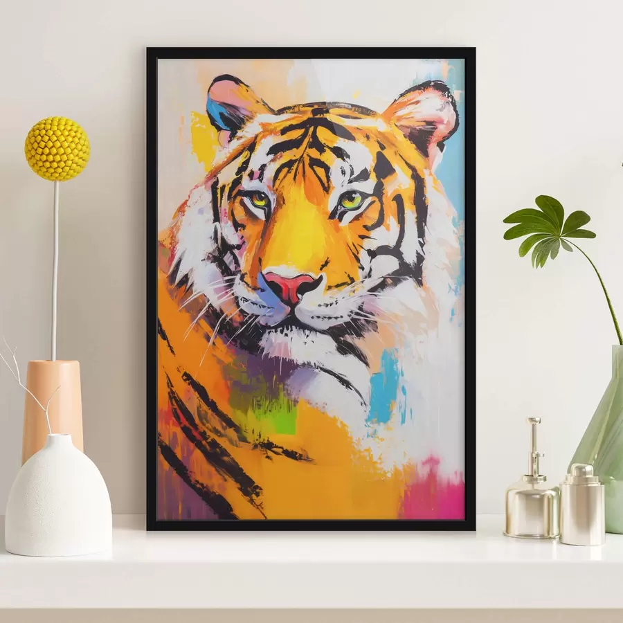 fototapet Portret de tigru f45069