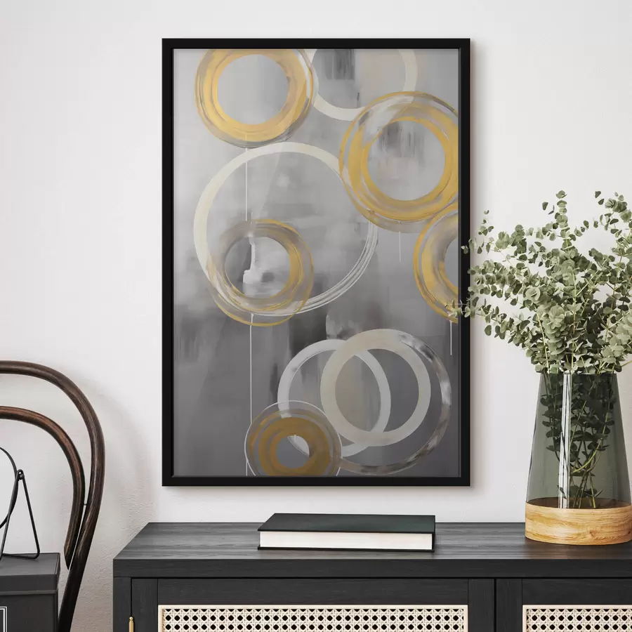 fototapet Abstracție cu cercuri f45132