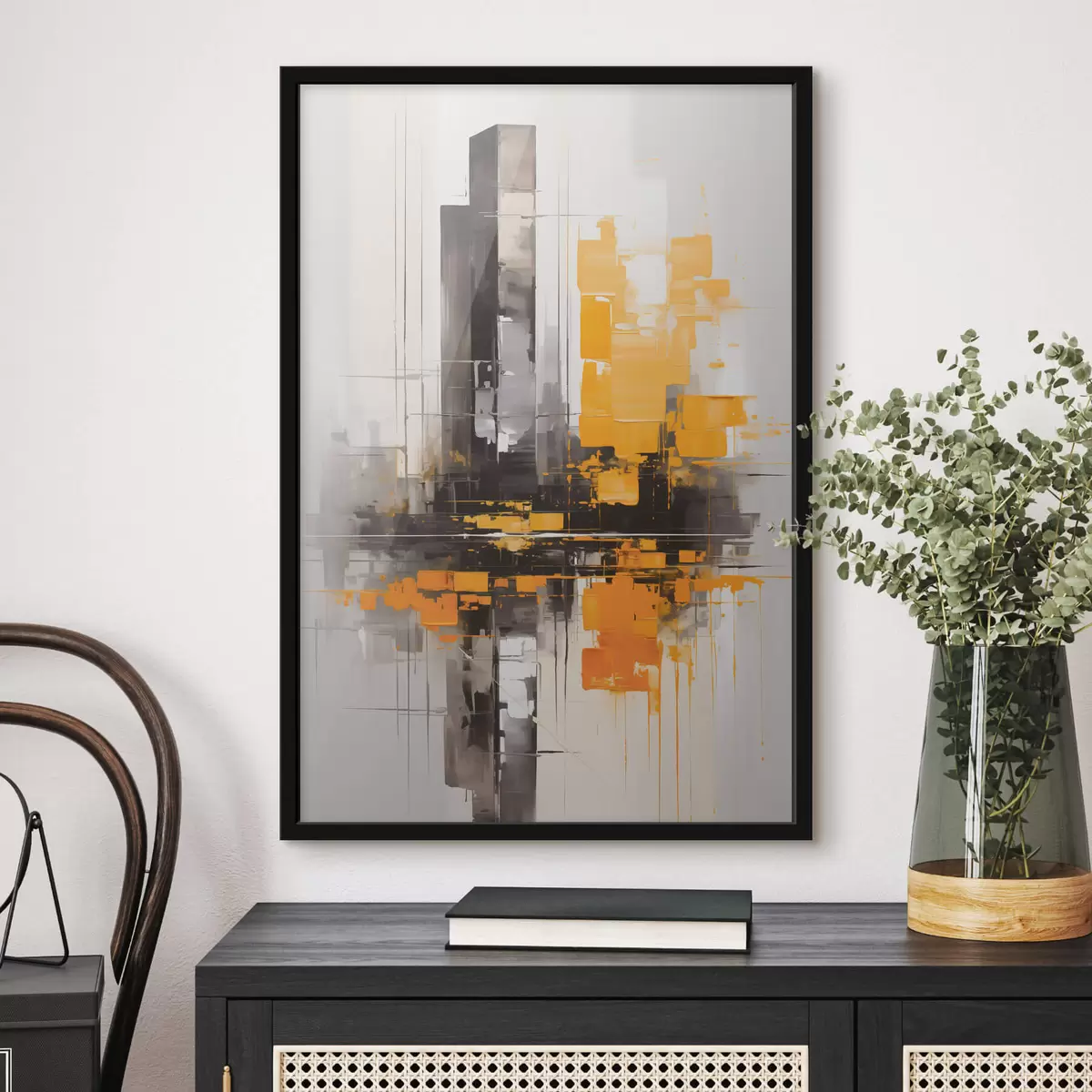 Poster Abstracție cu zgârie-nori f45162