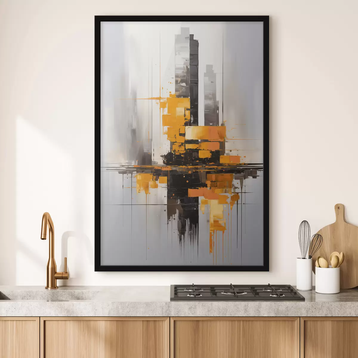 Poster Abstracție cu zgârie-nori f45163