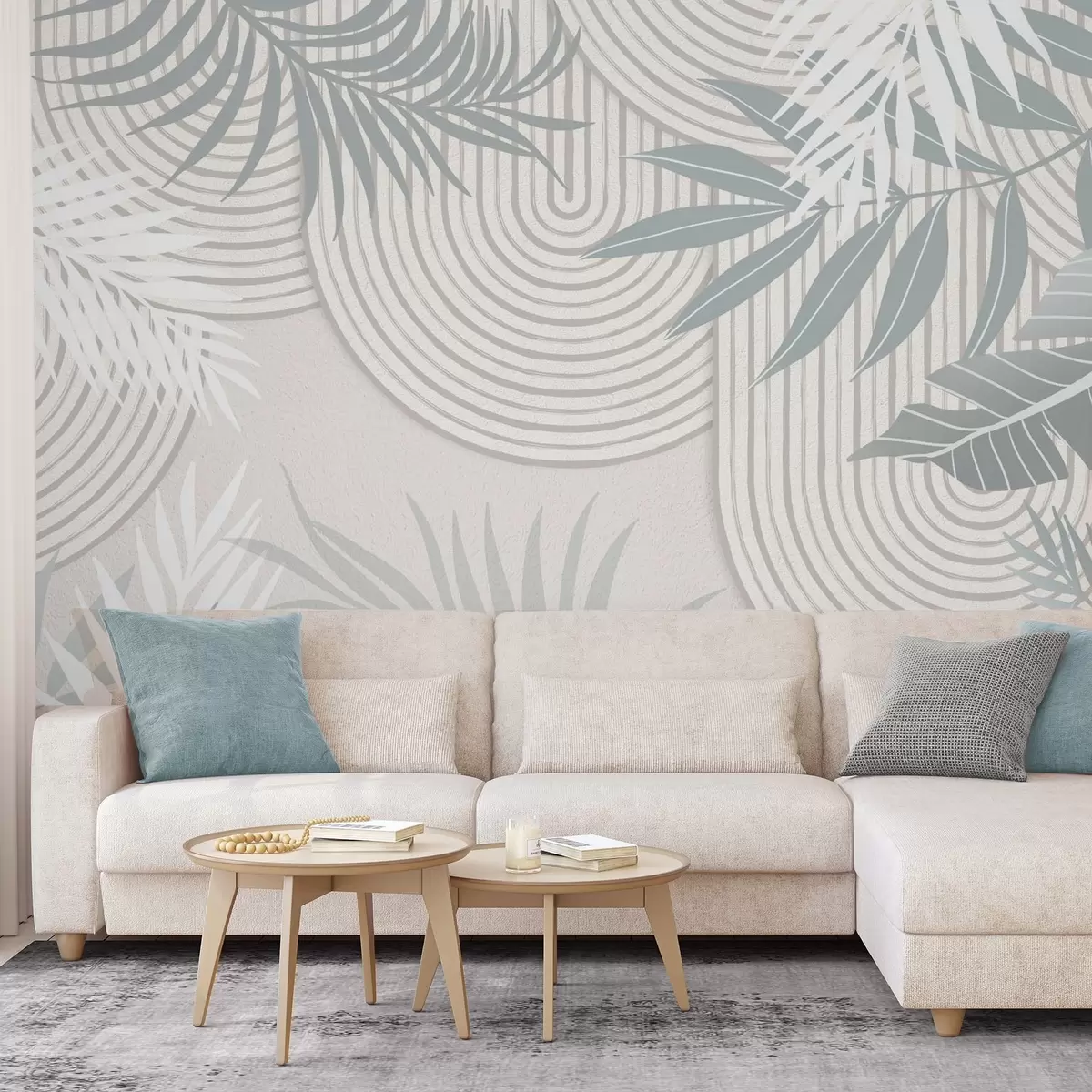 fototapet Abstracție cu ramuri de plante w04295