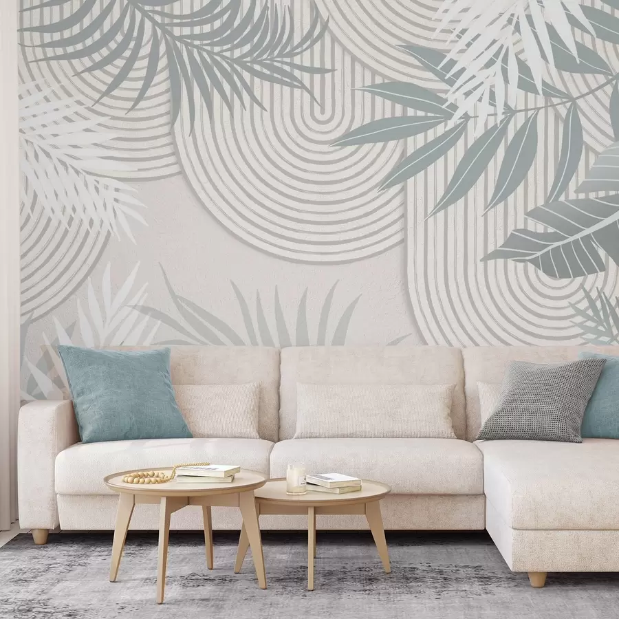 fototapet Abstracție cu ramuri de plante w04295