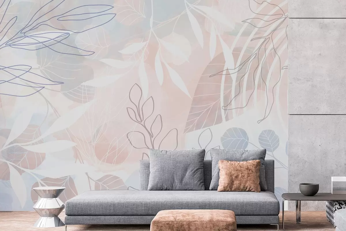 fototapet Abstracția plantelor w04297