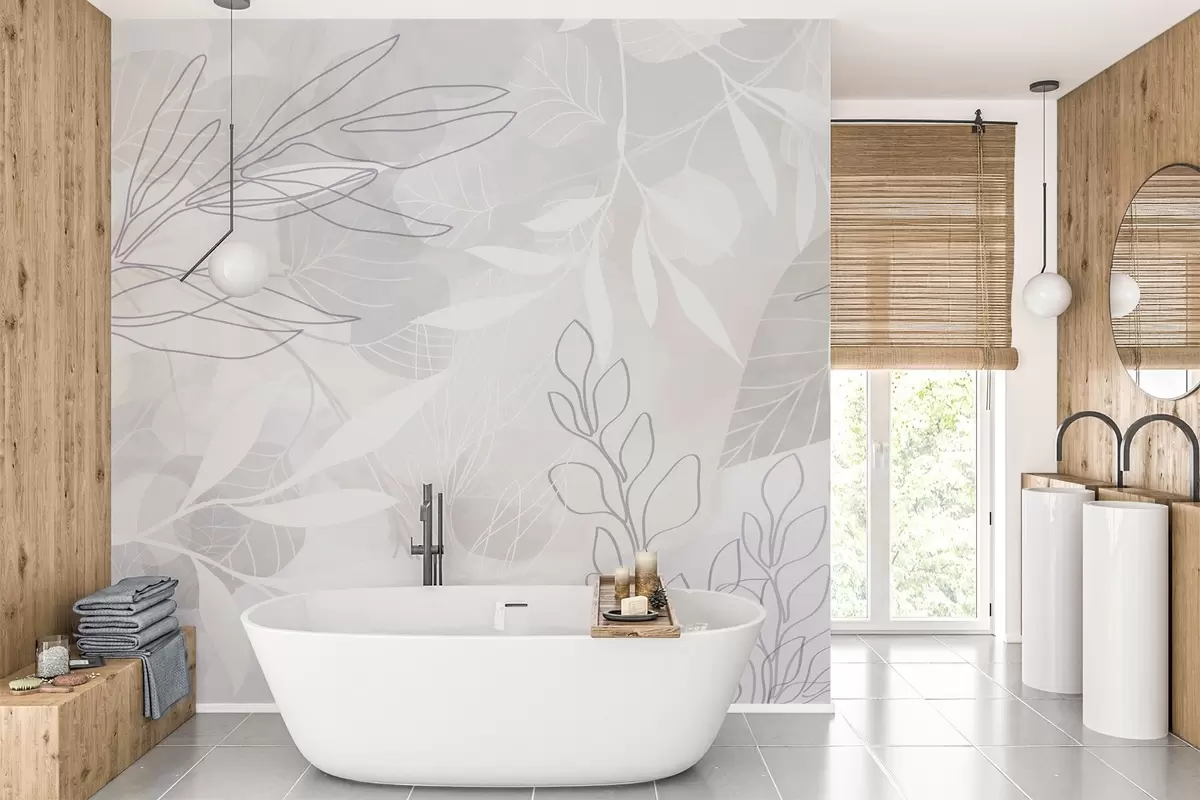 fototapet Abstracția plantelor w04297v1