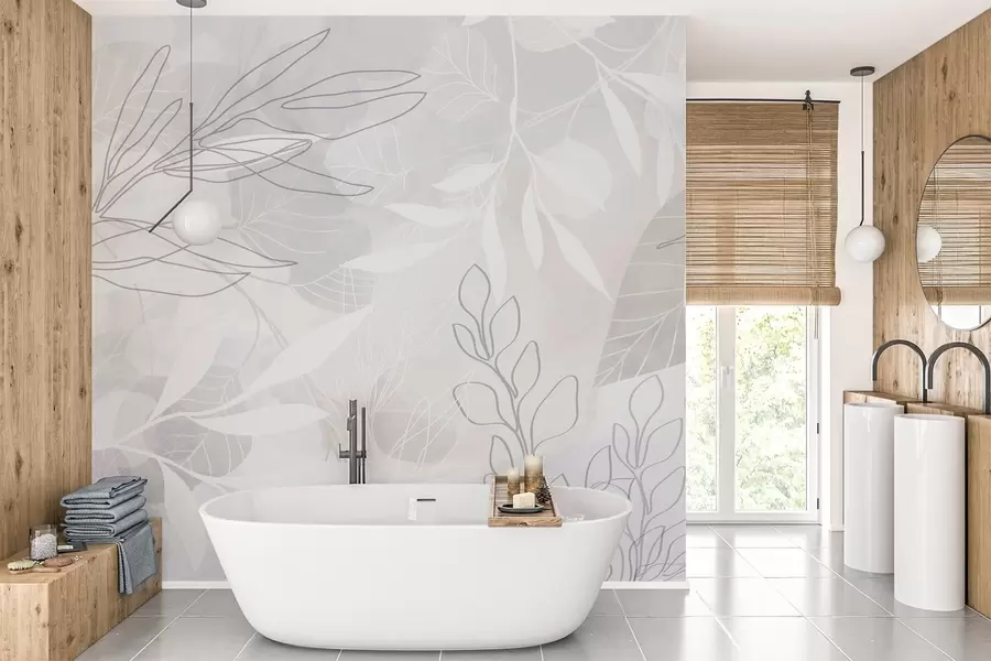 fototapet Abstracția plantelor w04297v1