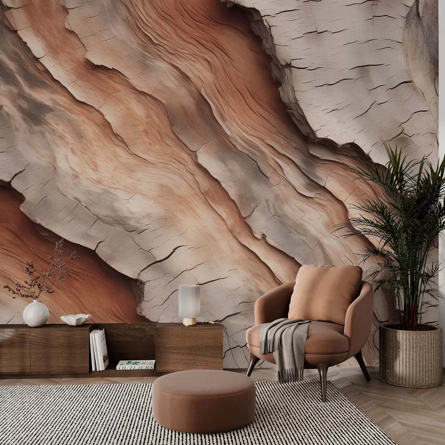 fototapet Scoarță de copac w04299