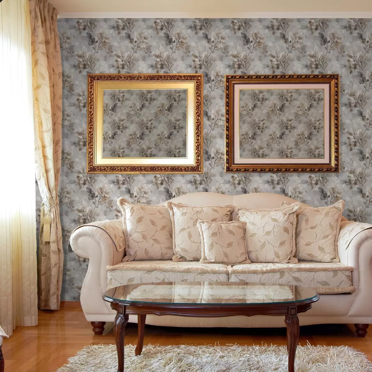 Wallpaper Model neutru de ramuri de acuarelă a00422