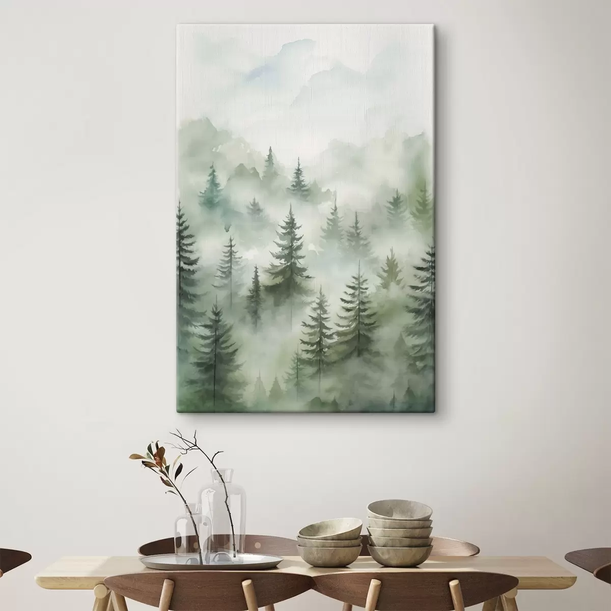 Tablouri Pădure în ceață s45207