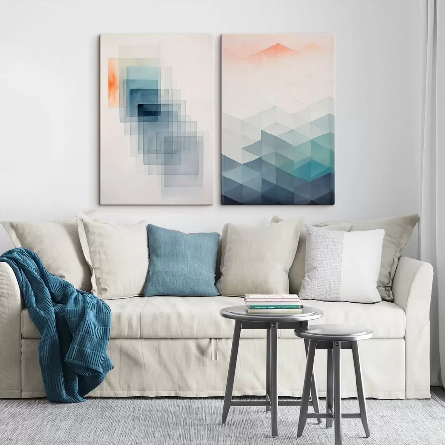 Tablouri Abstracție geometrică modernă m00537