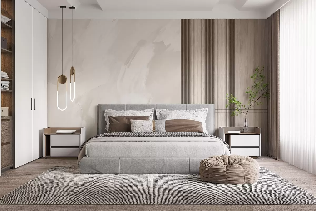 fototapet Lovituri abstracte cu imitarea unei texturi uzate w04291v2