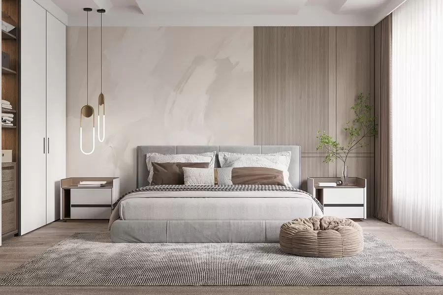 fototapet Lovituri abstracte cu imitarea unei texturi uzate w04291v2