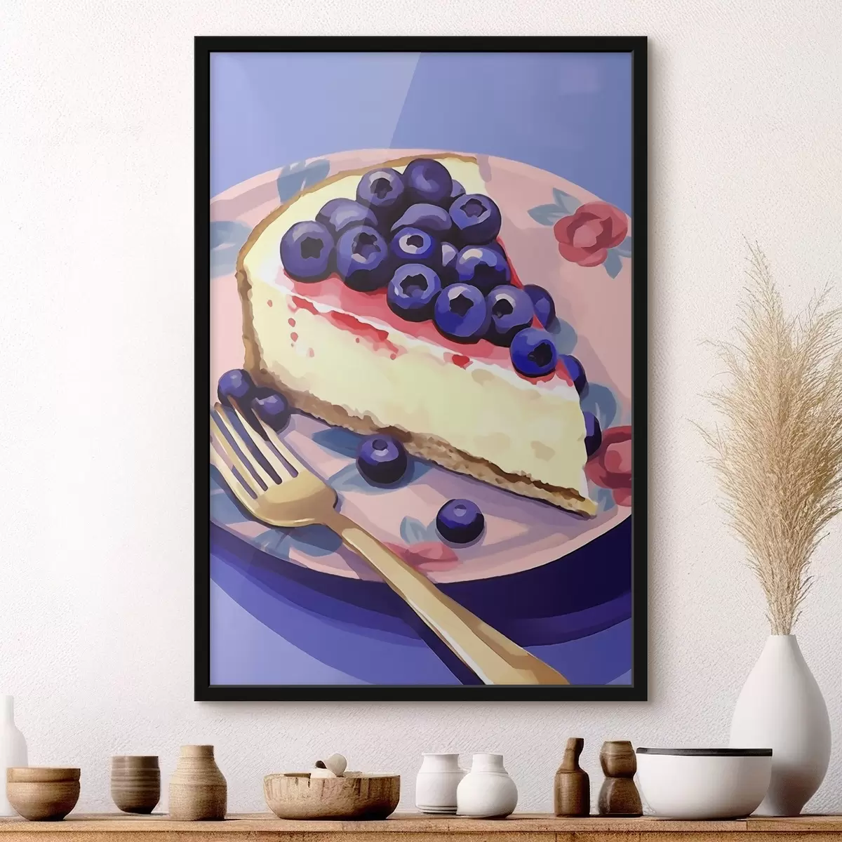 Poster Cheesecake cu afine f45229