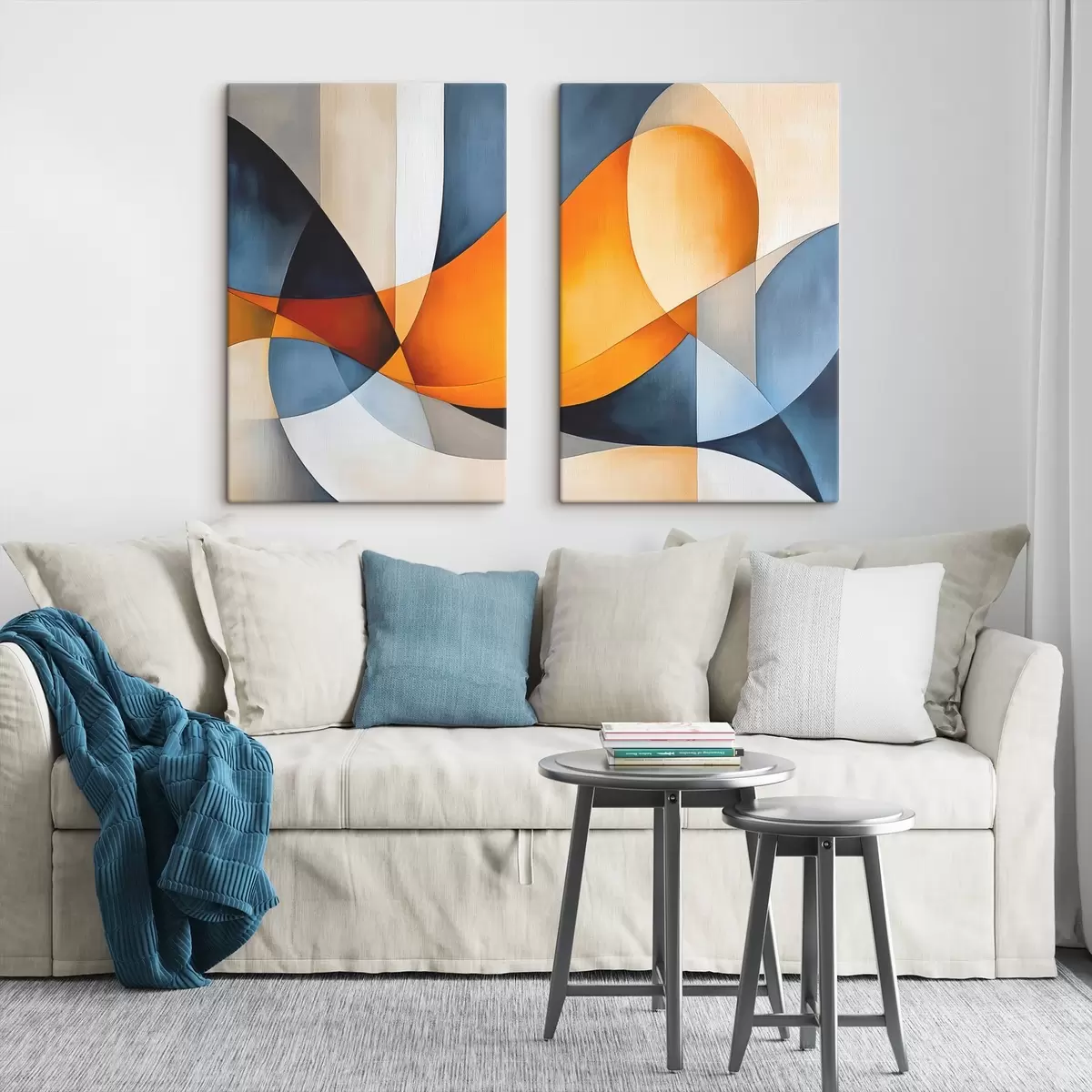 Tablouri Abstracție cu forme geometrice m00540