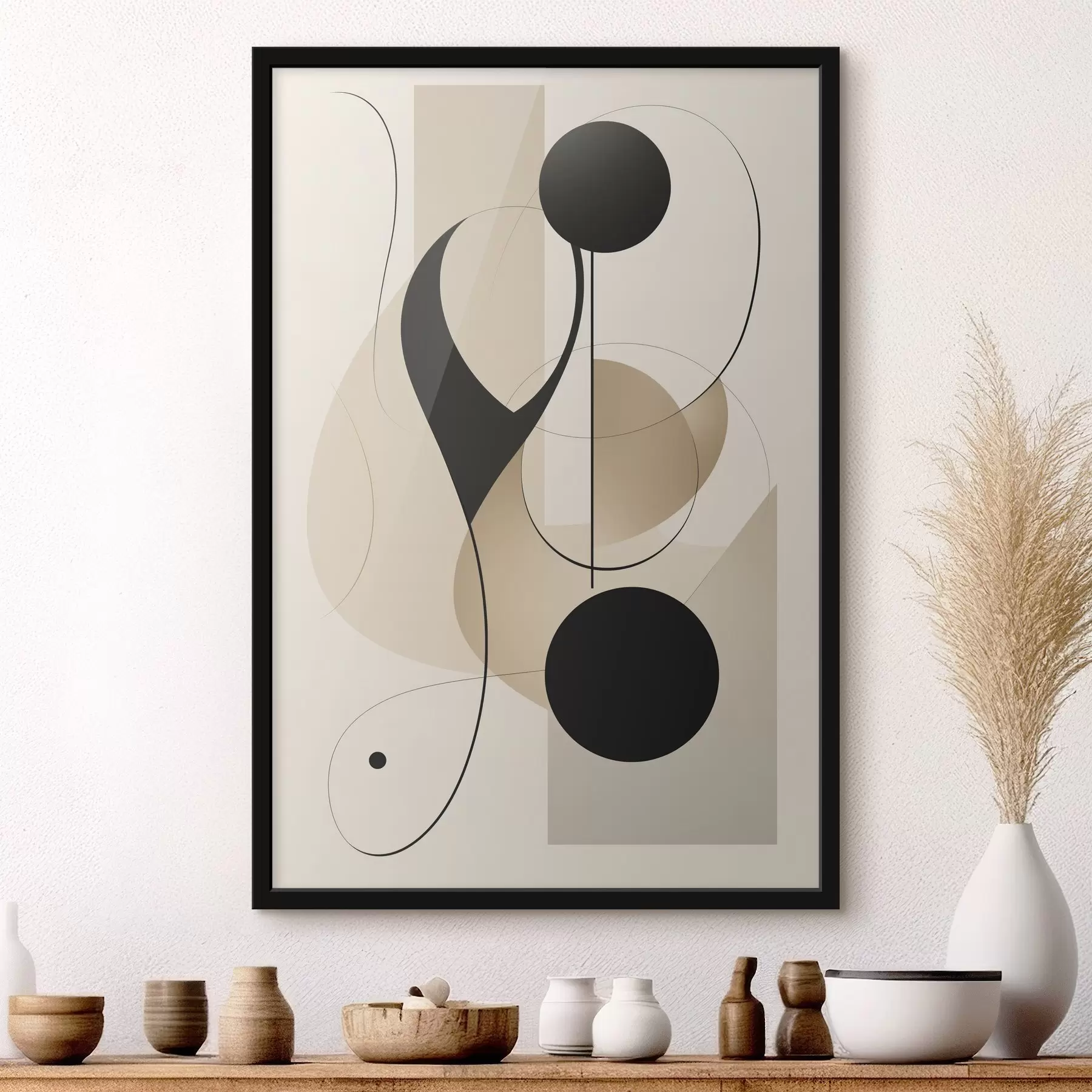 fototapet Curbe și forme abstracte f45197