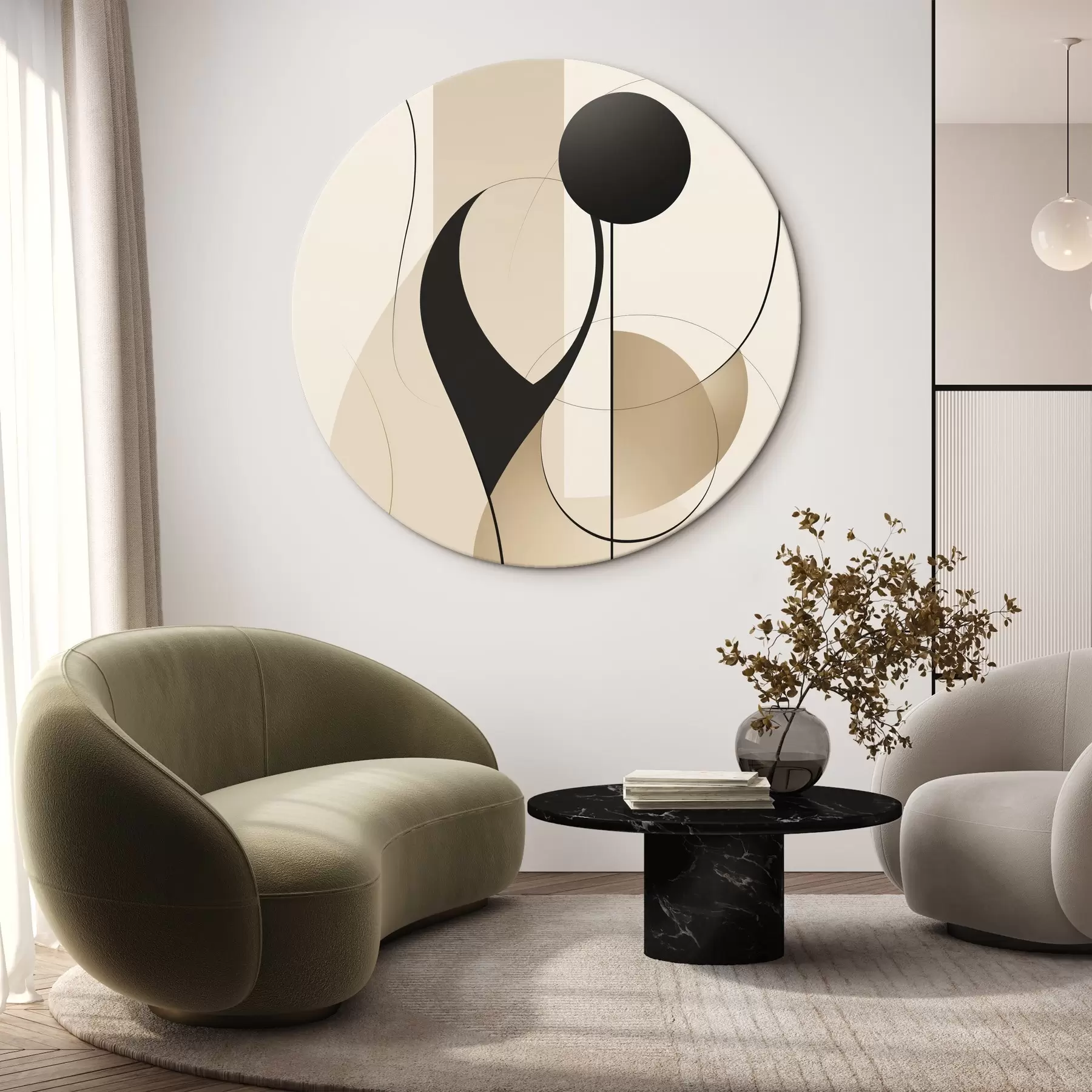 Tablouri Curbe și forme abstracte r45197