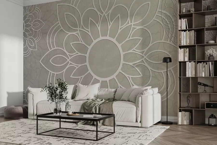 fototapet Modele frumoase în bej deschis w09183