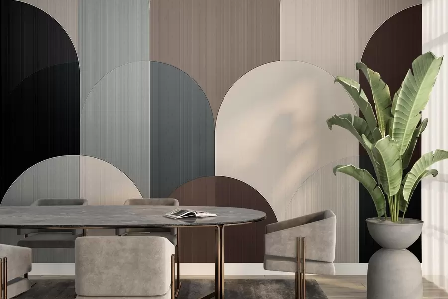 fototapet Geometria arcului segmentat w04215