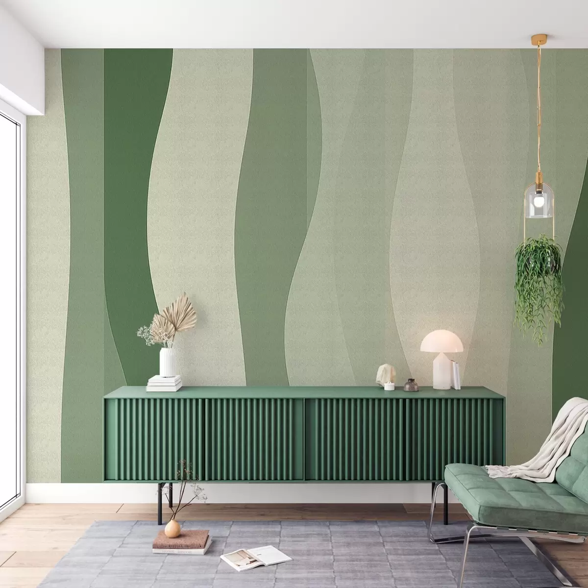 fototapet Model de gradient vertical al fluidului w04219