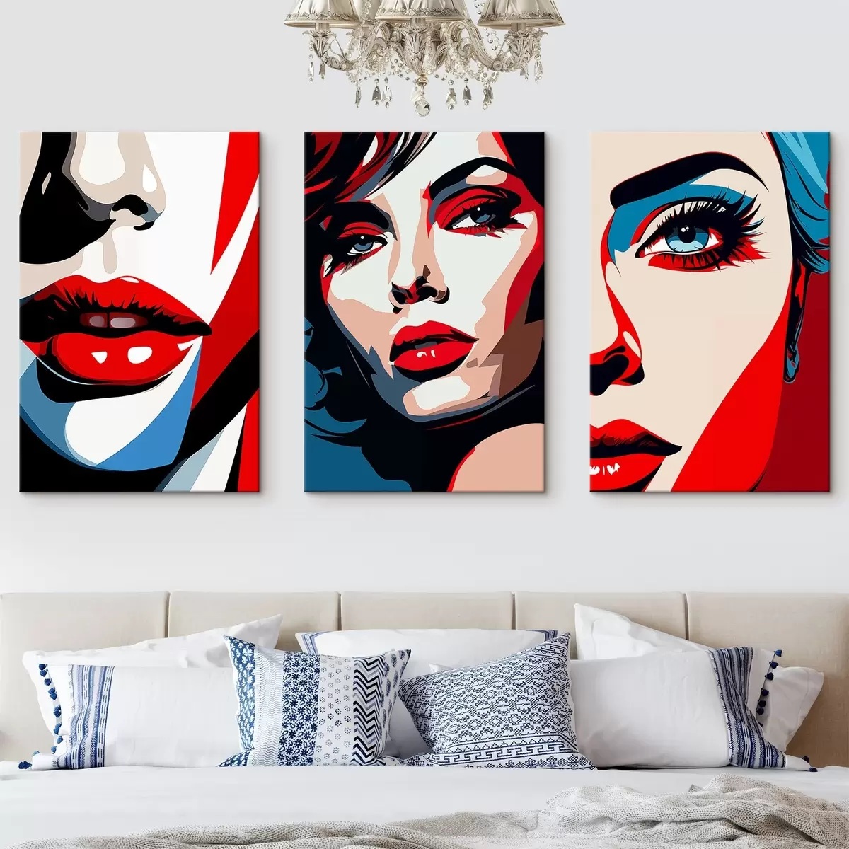 Tablouri Fețe colorate m00558