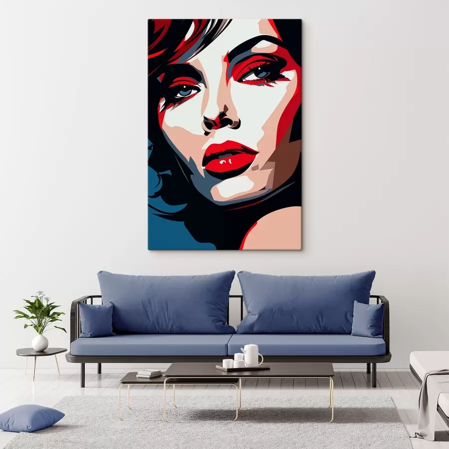 Tablouri Fată în culori frumoase s45288