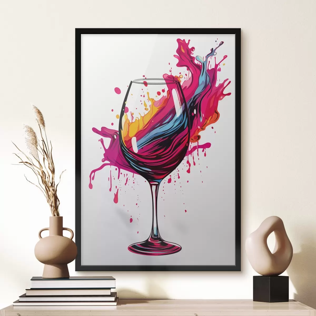 Poster Un pahar cu vopsele f45269