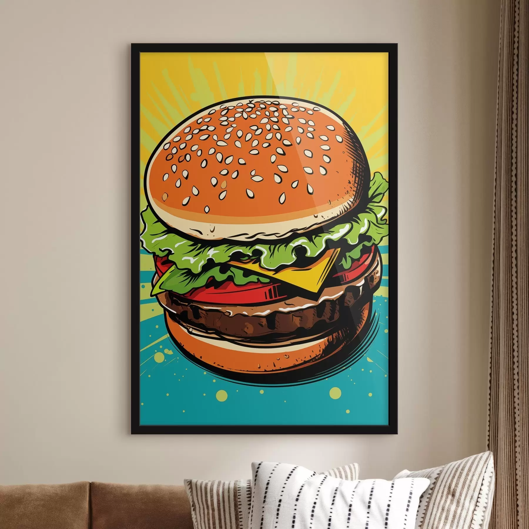 fototapet Burger f45277