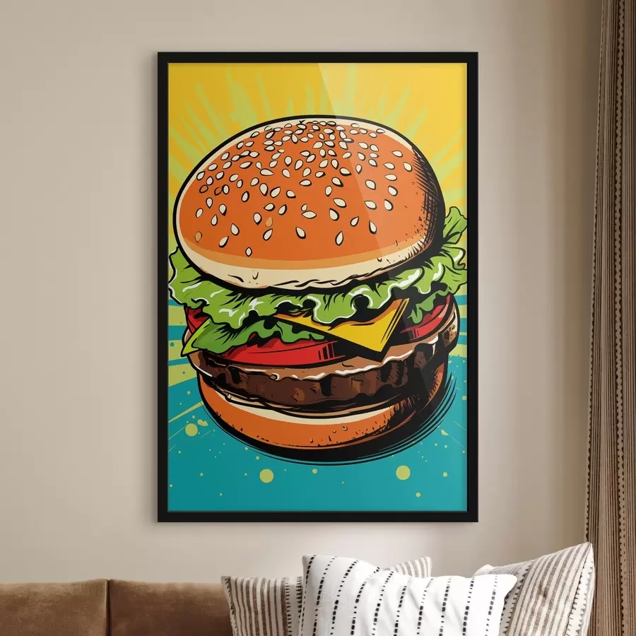 fototapet Burger f45277