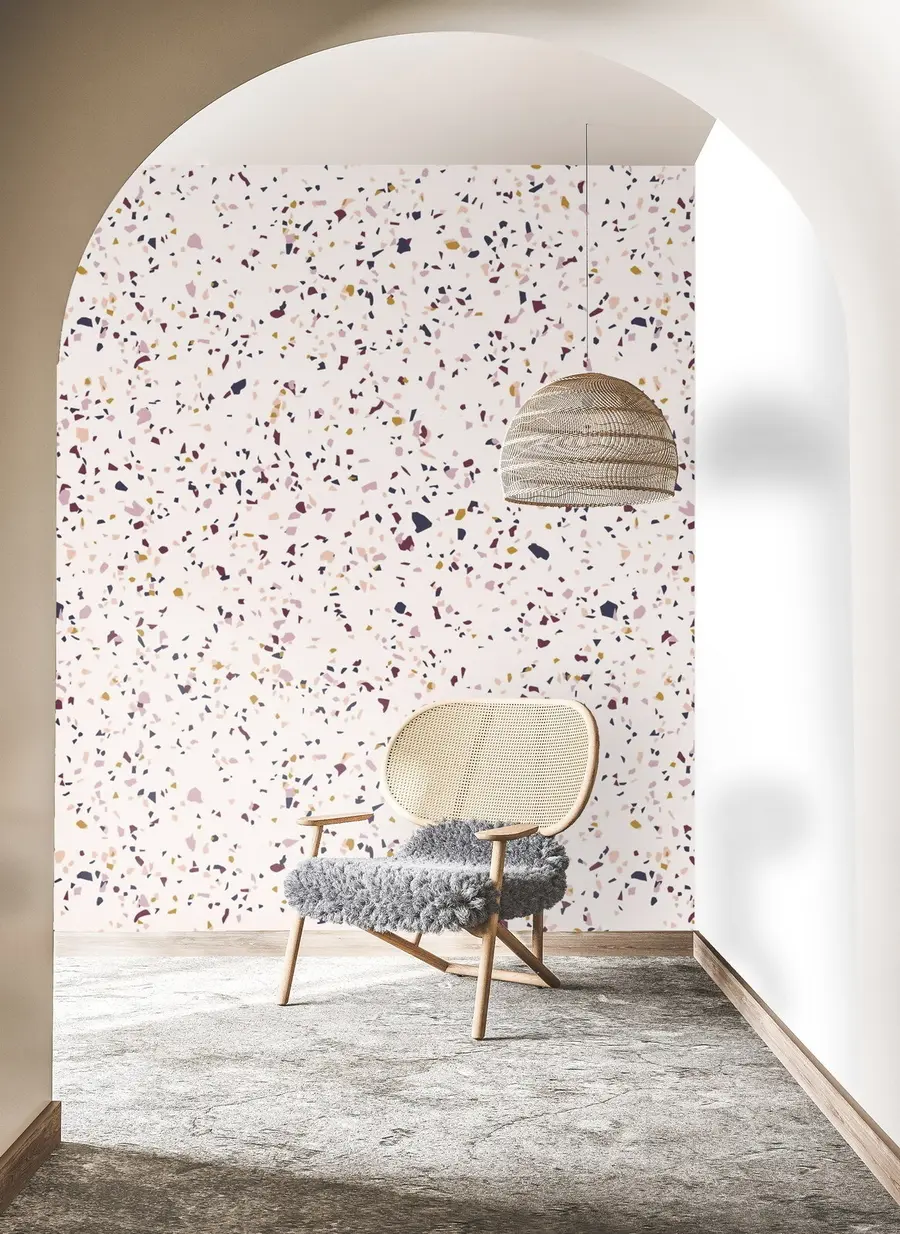 fototapet Efect de miez de culoare, stil Boho u71766