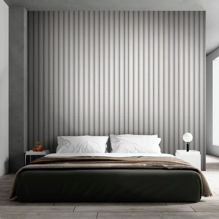 fototapet Gray tapet cu dungi u71663