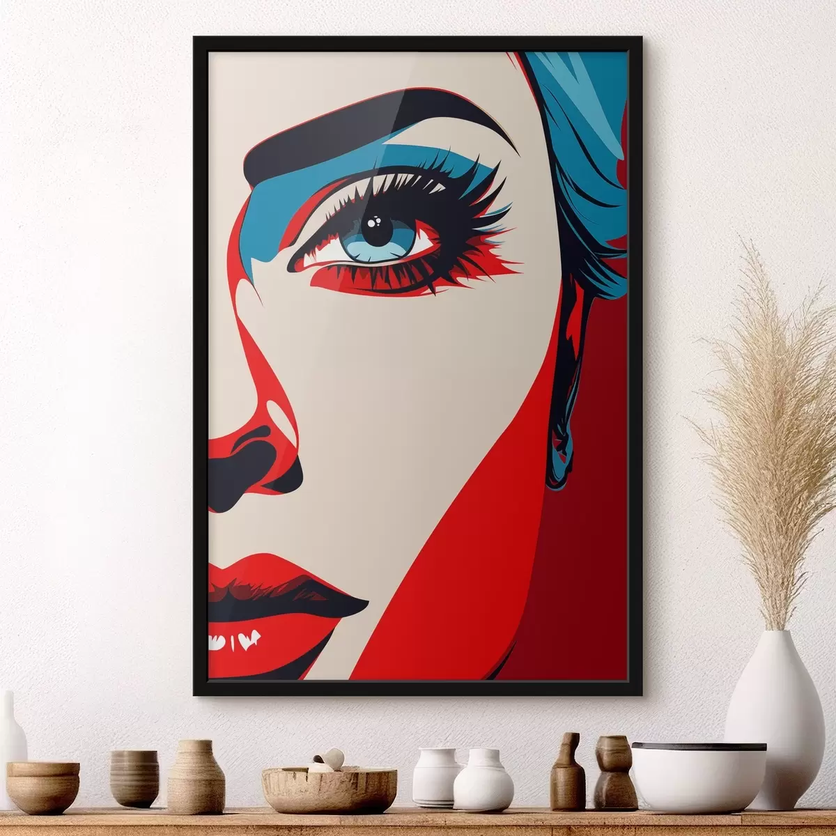 Poster Rochie pop art f45289