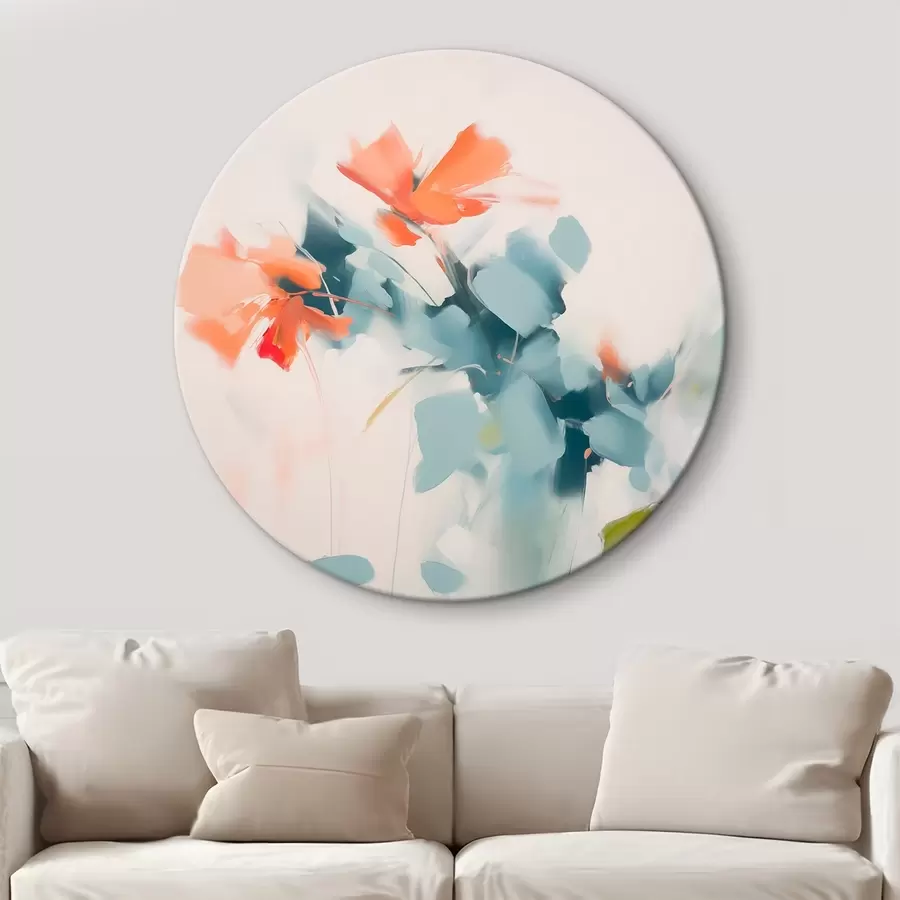 Tablouri Flori abstracte imitație pictura r45303