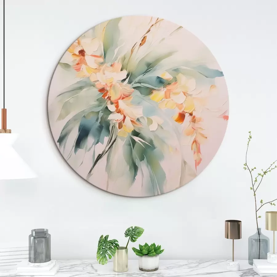 Tablouri Flori abstracte în frunziș r45305