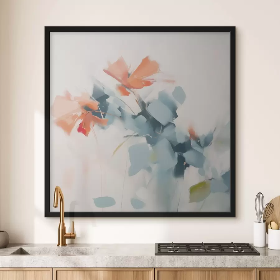 fototapet Flori abstracte imitație pictura f45303