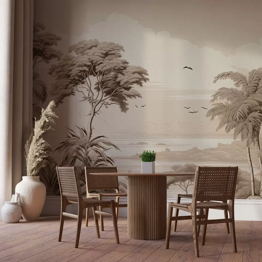 fototapet Copaci pe orizont w04363