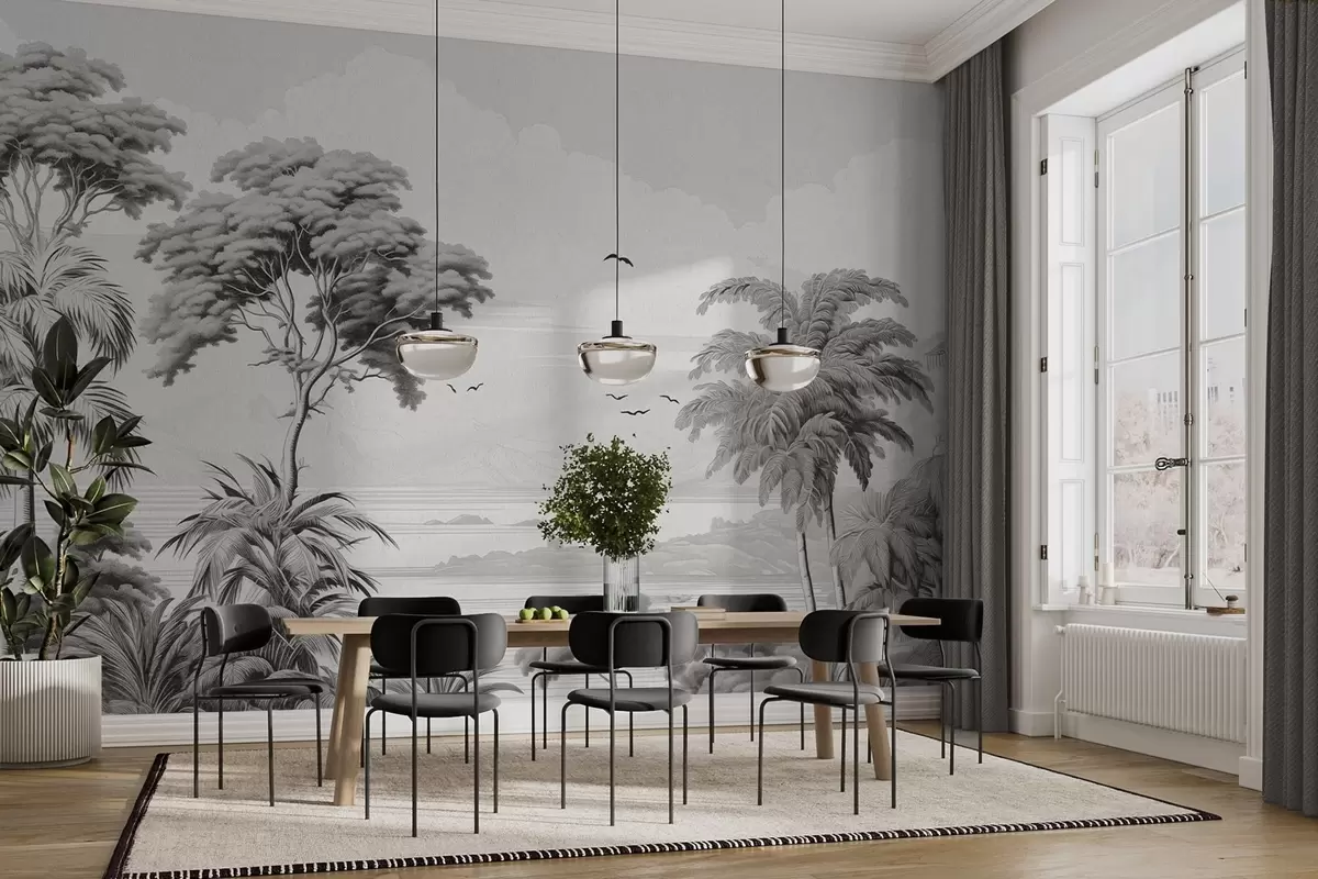 fototapet Copaci pe orizont w04363v1