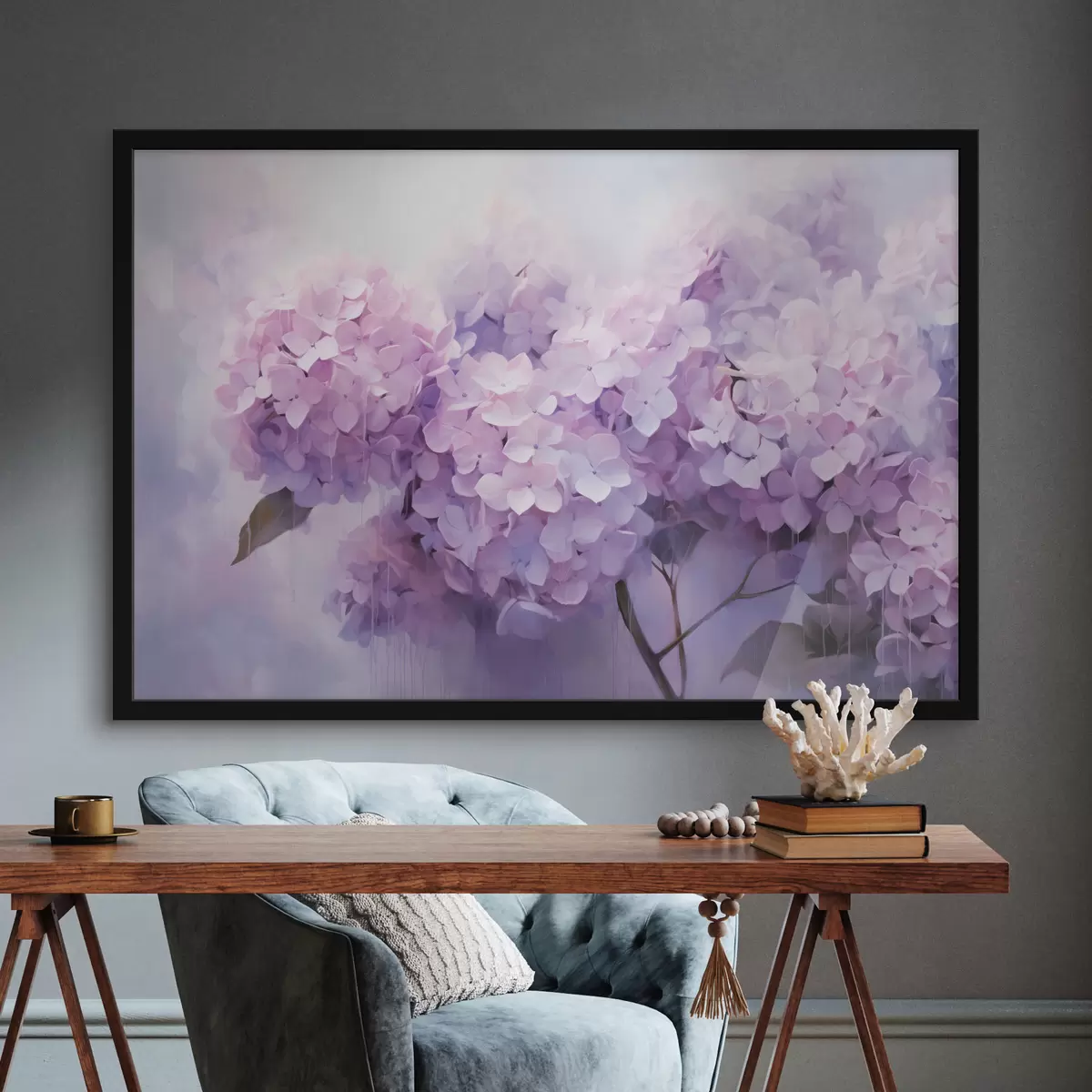 Poster Abstracție modernă cu culori bogate și tușe texturate f45046