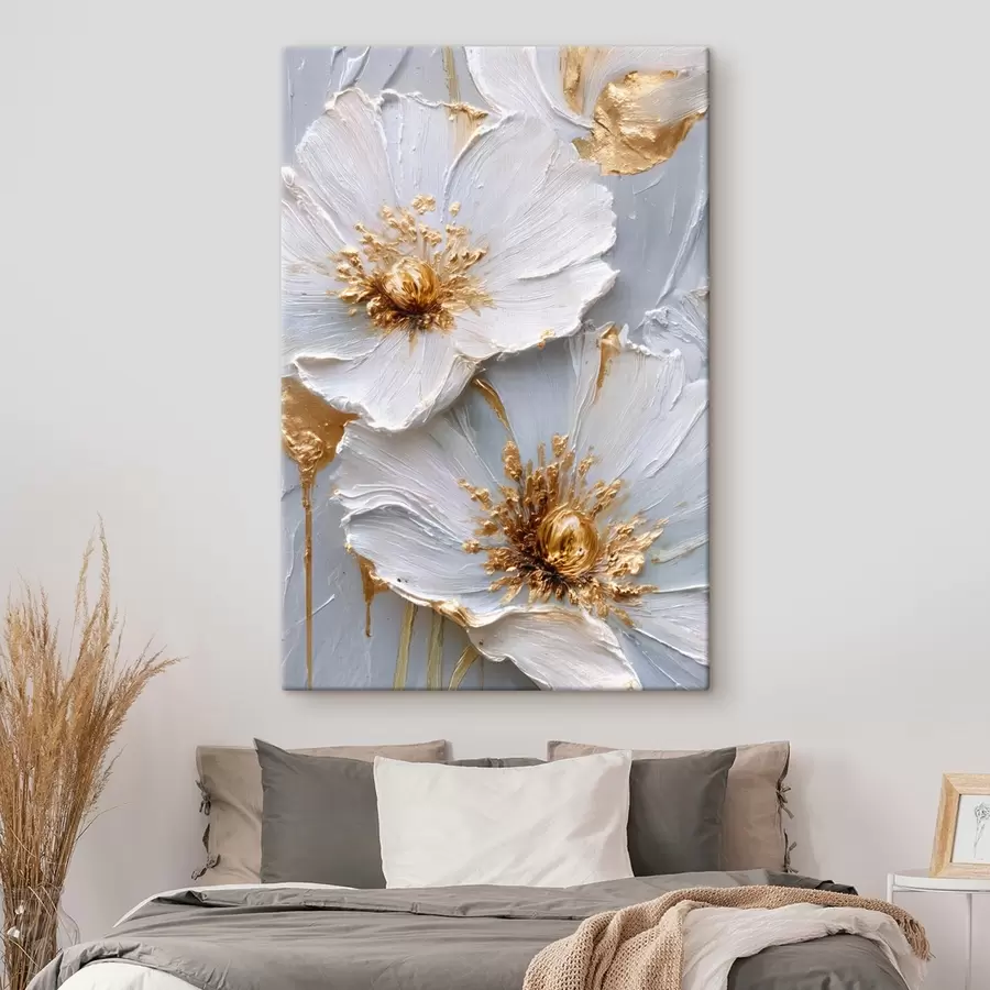 Tablouri Margarete texturate: artă impasto cu tușe expresive s45241