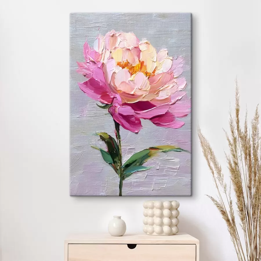 Tablouri Art Peony: compoziție vibrantă în stil volumetric s45248