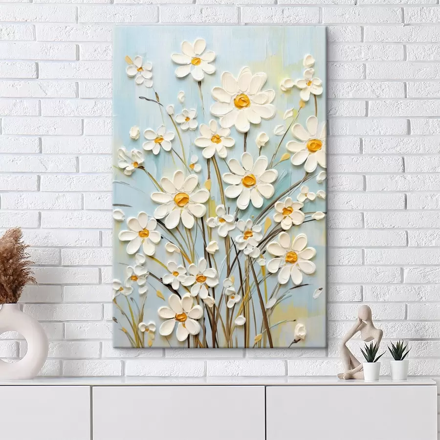 Tablouri Margarete texturate: artă impasto cu tușe expresive s45266