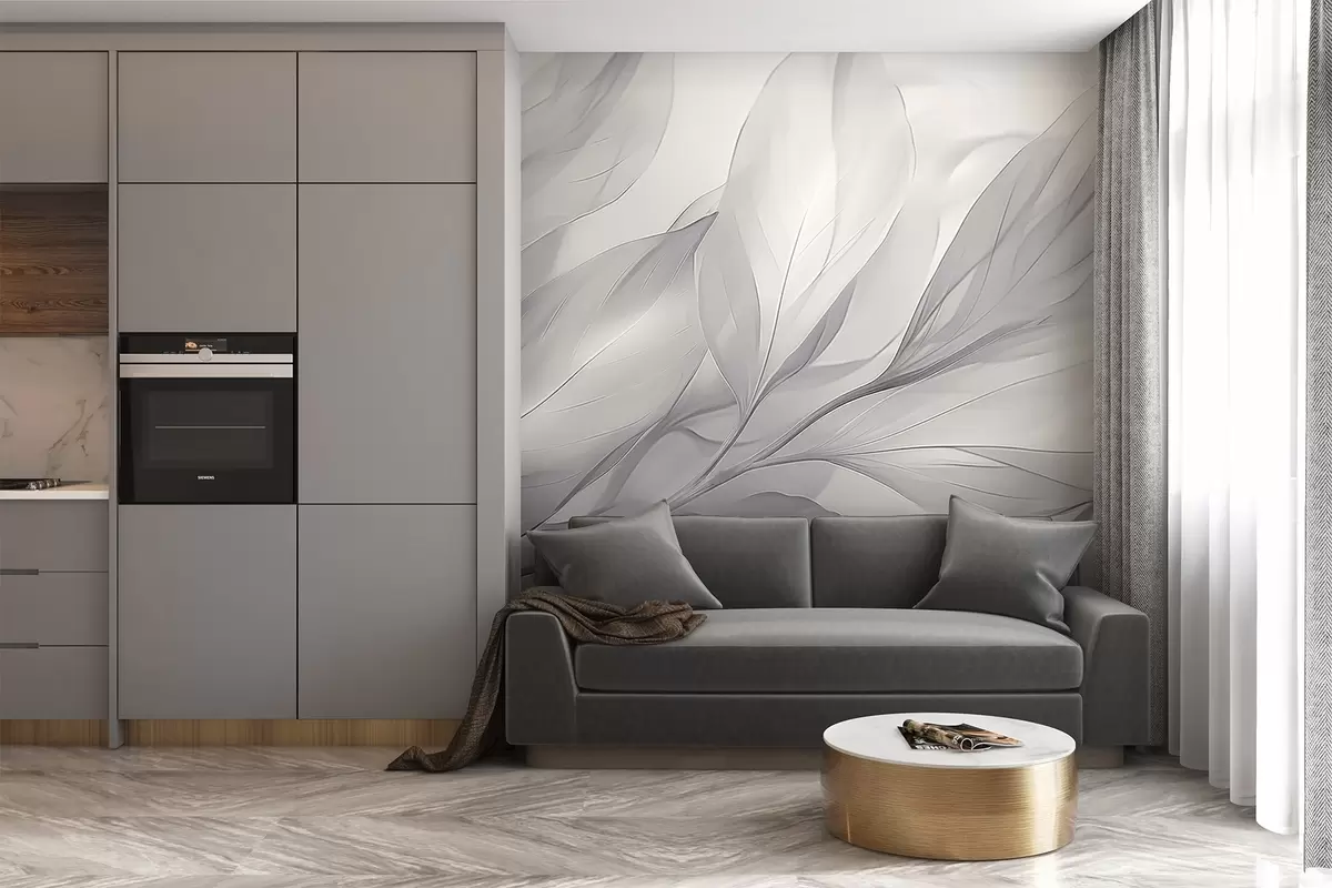 fototapet Frunze transparente w04376