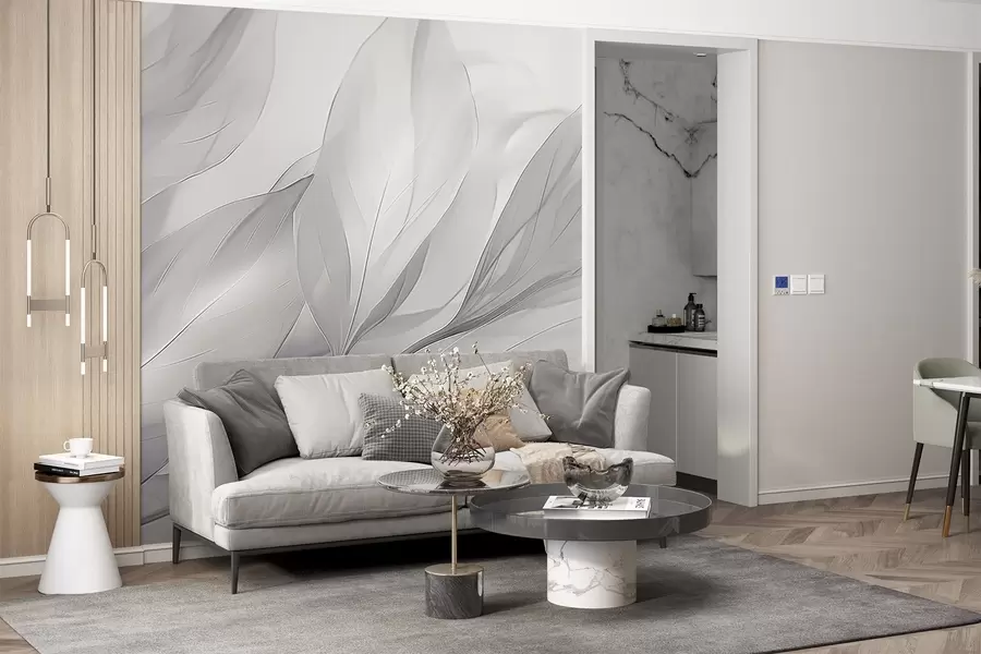 fototapet Frunze transparente w04376