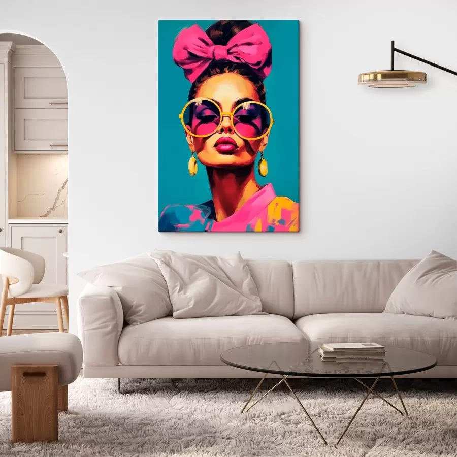 Tablouri Femeie care poartă ochelari de soare s45309