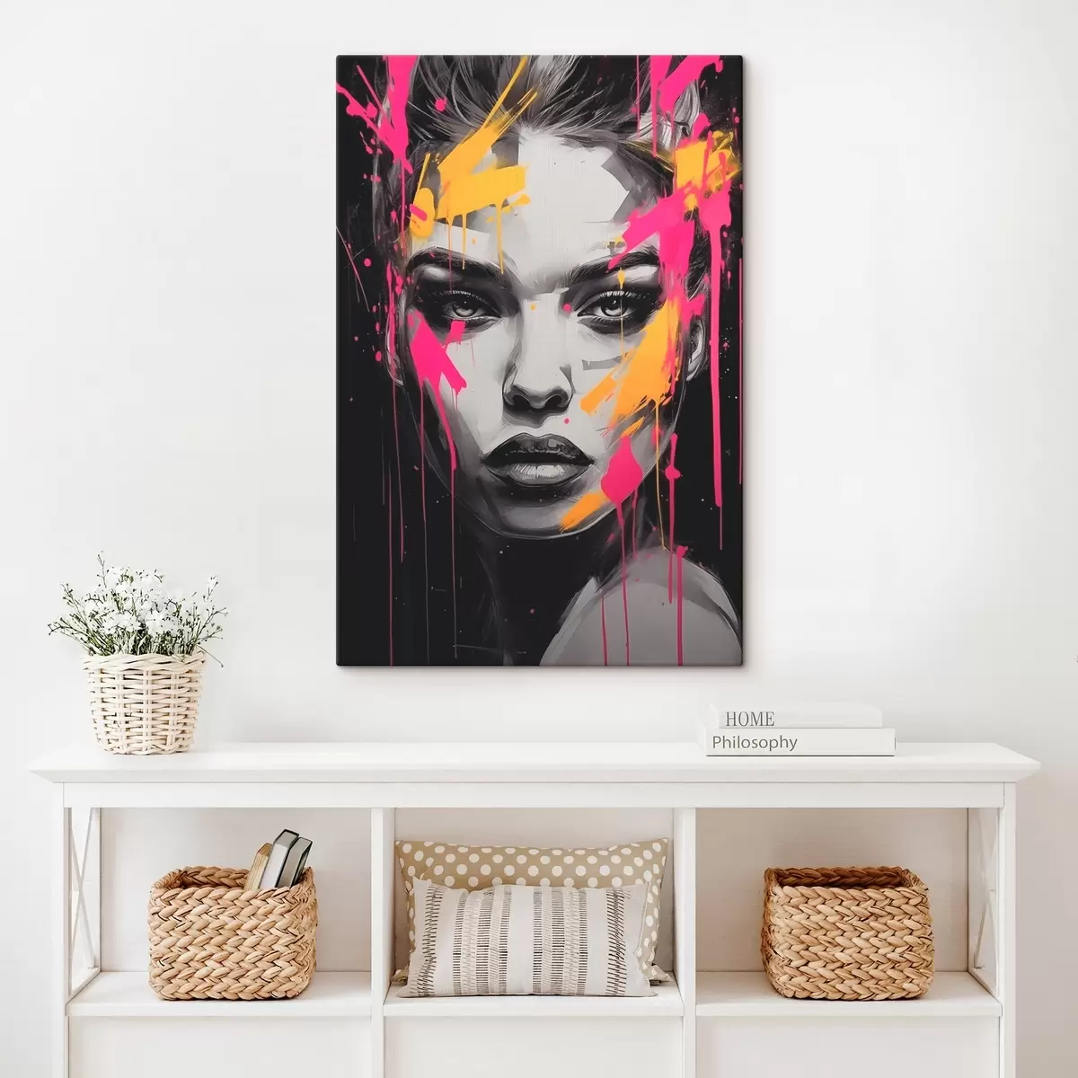 Tablouri Portret feminin alb-negru s45319