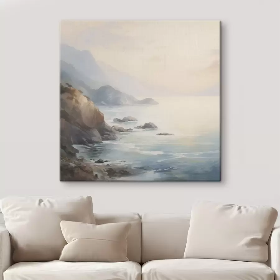 Tablouri Lac lângă stânci s45351