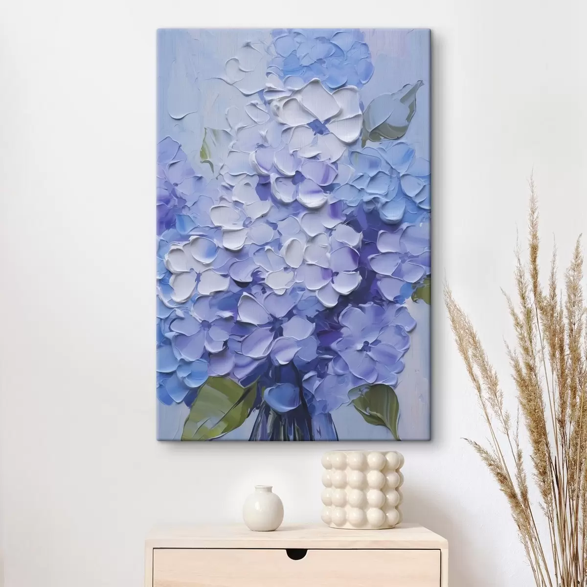 Tablouri Buchet de pictură imitație hortensie s45356